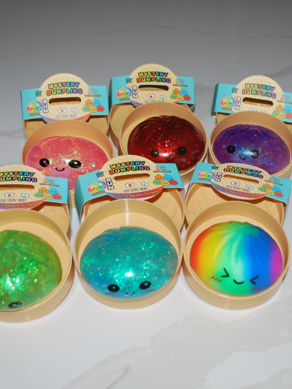Squishy Dumpling  Colorful Assortment  Mystery